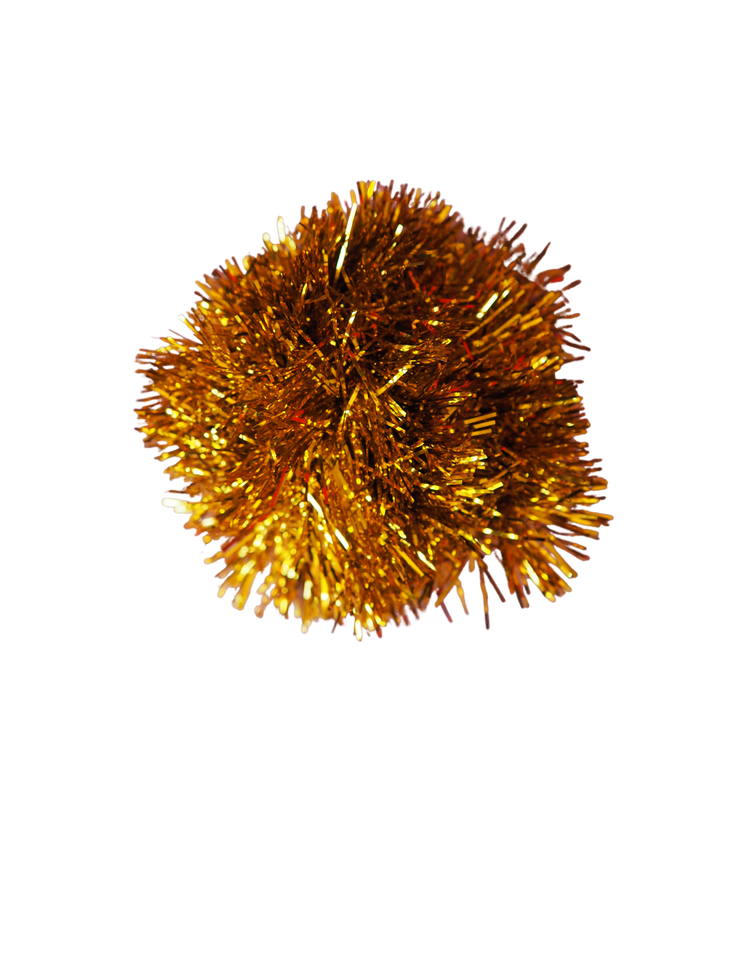 Gold Tinsel 2 Metre Garland