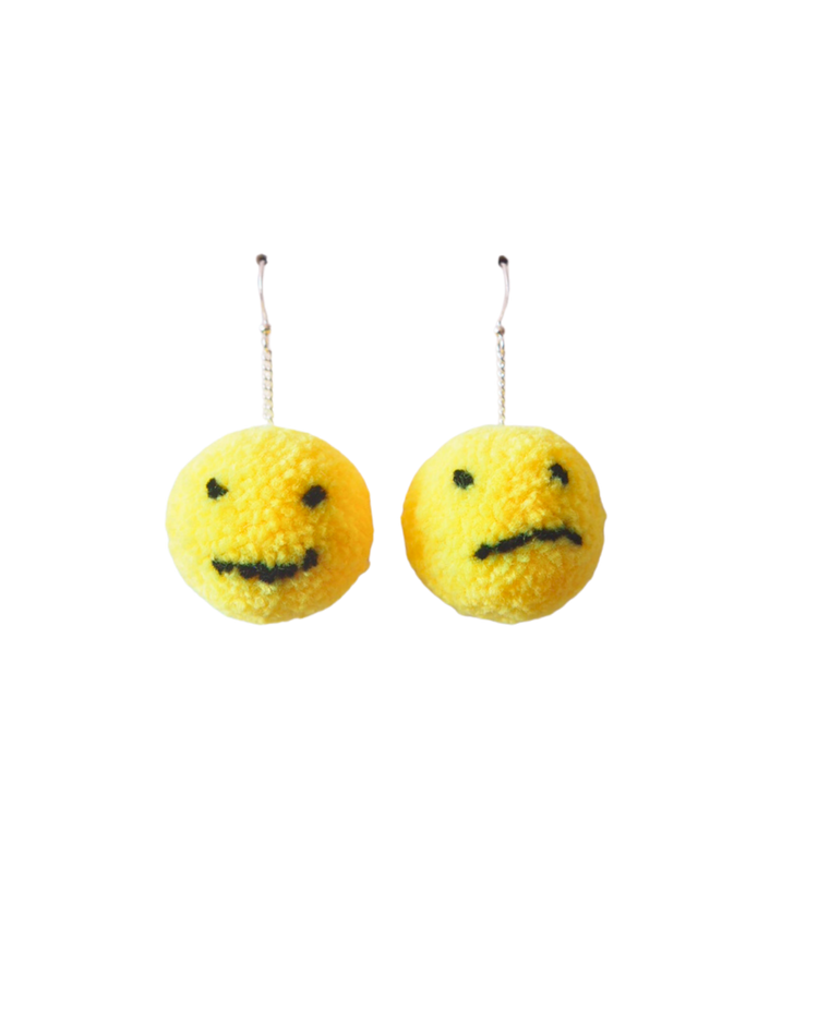 :) :( Pom Pom Earrings Sample Sale