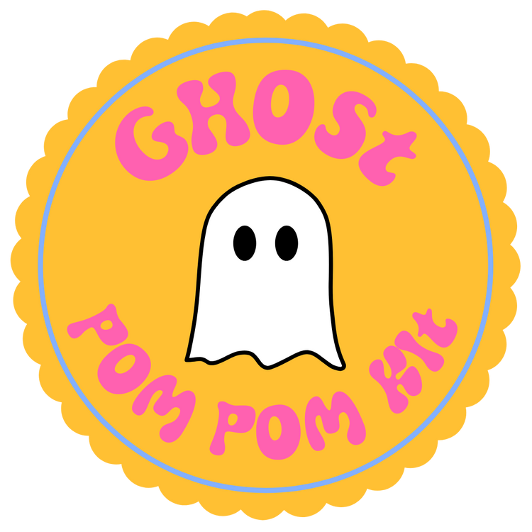 Ghost Pom Pom DIY Kit - Choose your own colour!