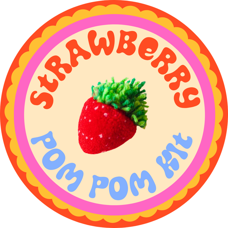 Fruit Bauble Pom Pom DIY Kit - Choose your fruit