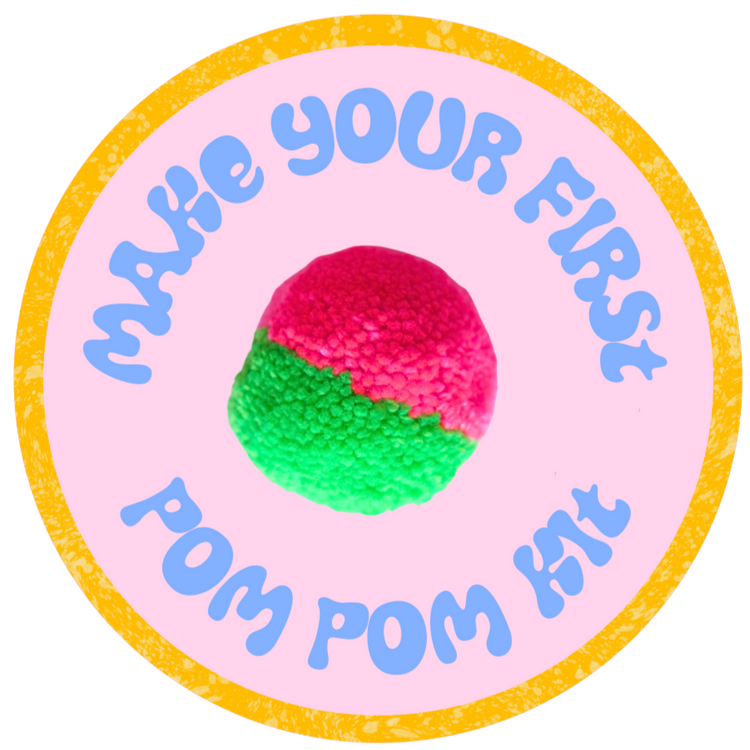 Make Your First Pom Pom Kit! Customise your own colours