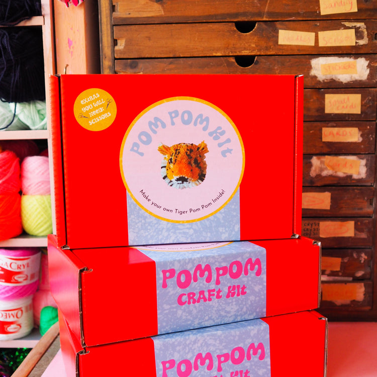 Tiger Pom Pom DIY Kit