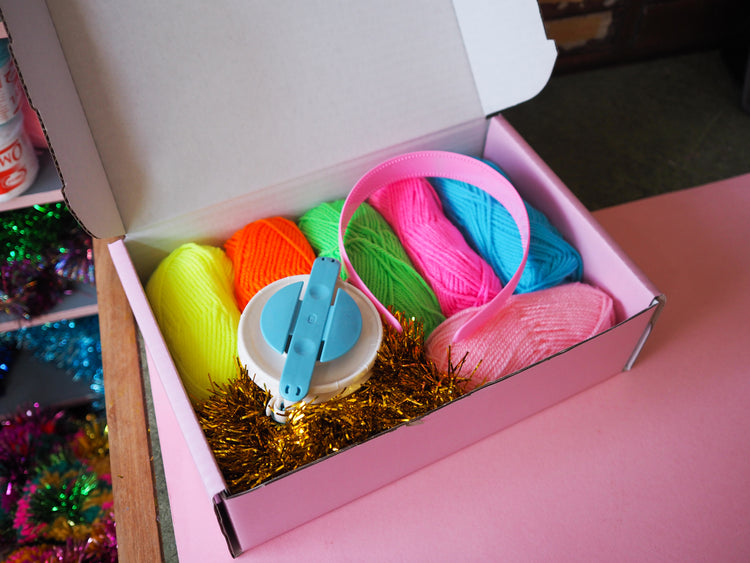 Tinsel Pom Pom Headband Kit