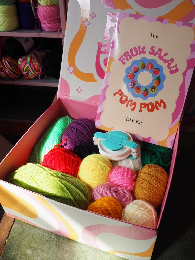 Fruit Salad Pom Pom DIY Kit - Makes 10 different fruits!