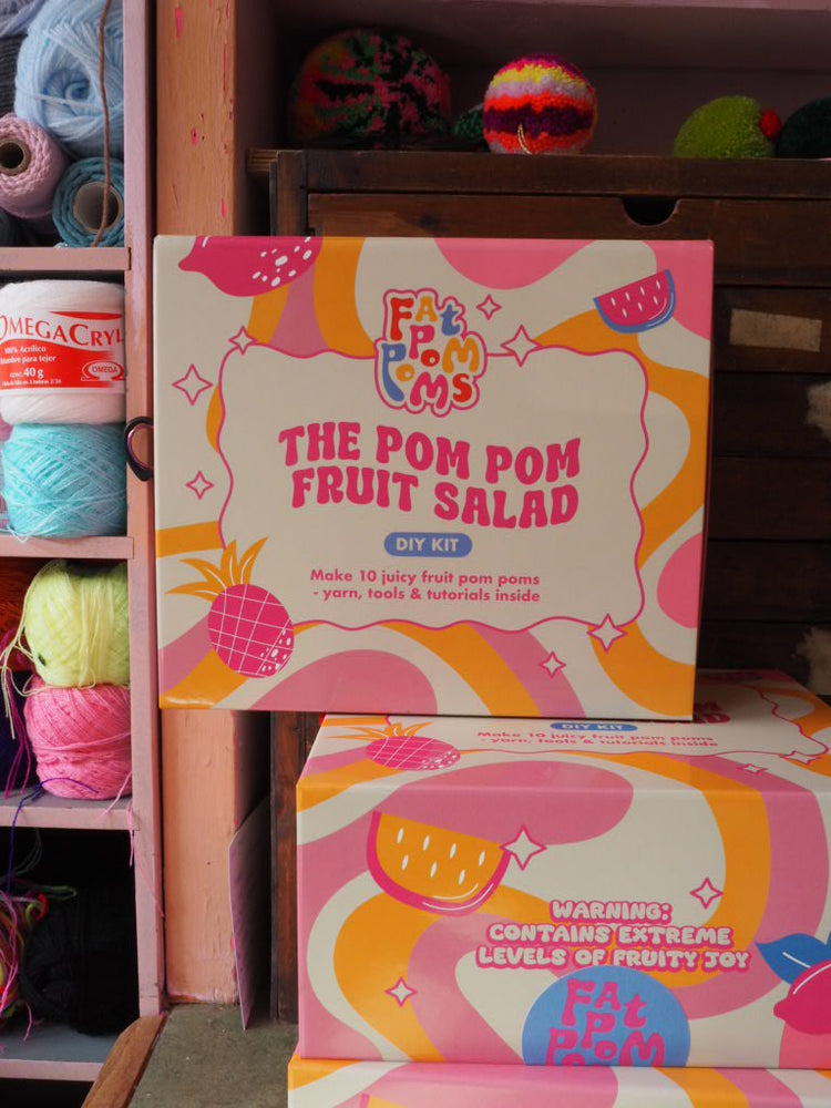 Fruit Salad Pom Pom DIY Kit - Makes 10 different fruits!