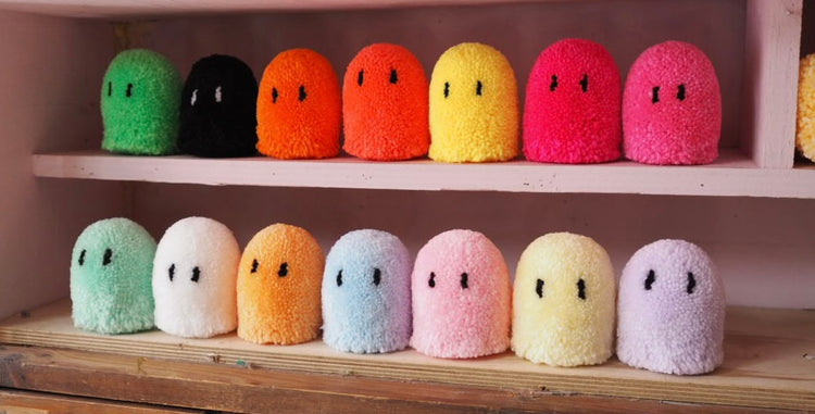 Ghost Pom Pom DIY Kit - Choose your own colour!