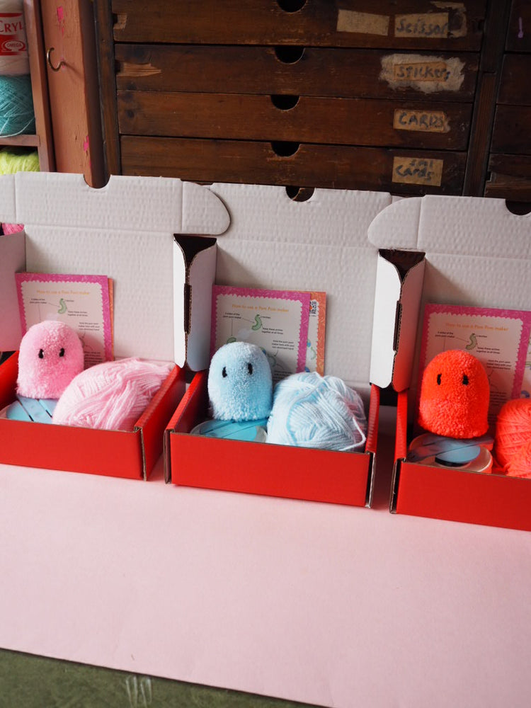 Ghost Pom Pom DIY Kit - Choose your own colour!