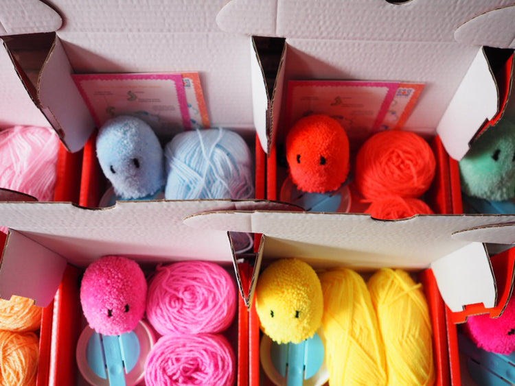 Ghost Pom Pom DIY Kit - Choose your own colour!