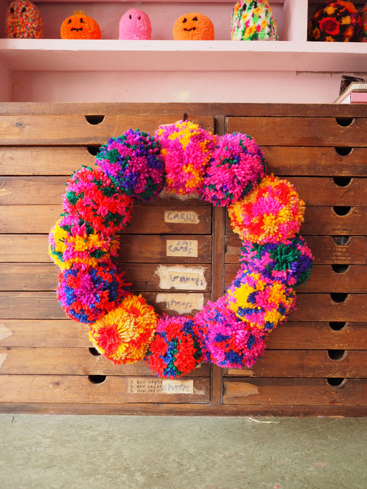 SAMPLE SALE - Large Handmade Jewel Wreath