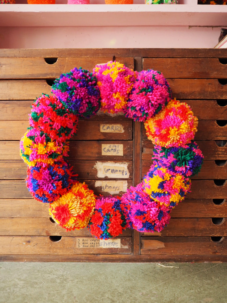 SAMPLE SALE - Large Handmade Jewel Wreath