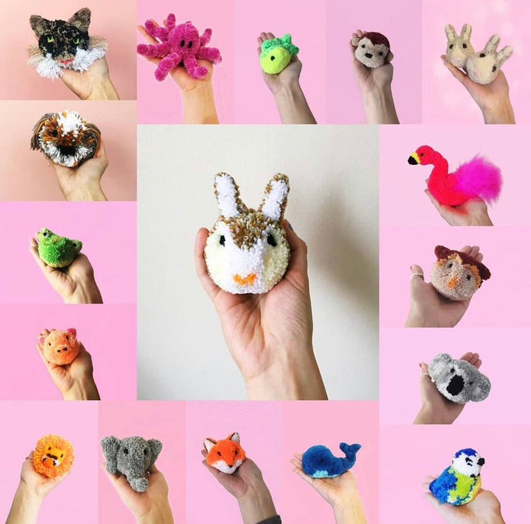 Custom Handmade Pom Pom Animal