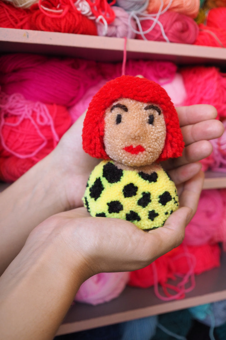 Custom Pom Pom Person