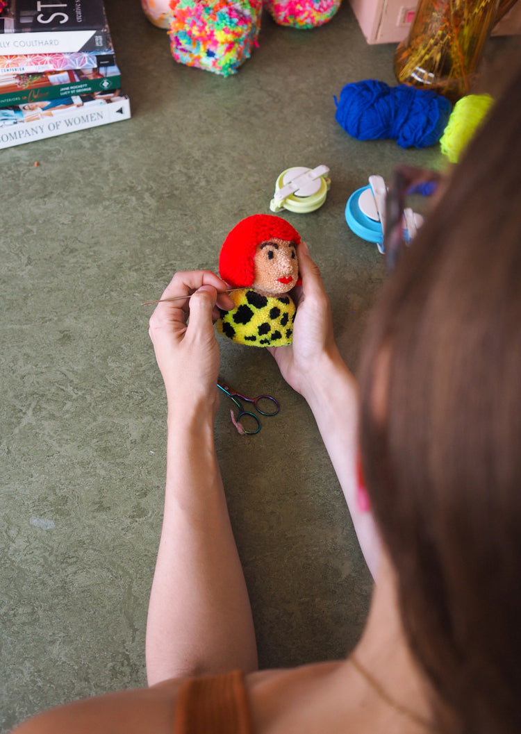 Custom Pom Pom Person
