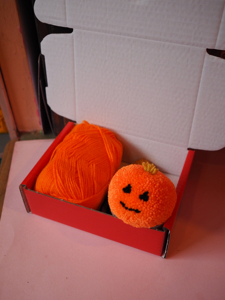 Pumpkin Pom Pom DIY Kit