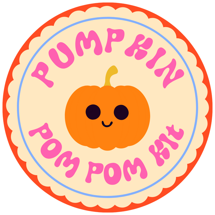 Pumpkin Pom Pom DIY Kit