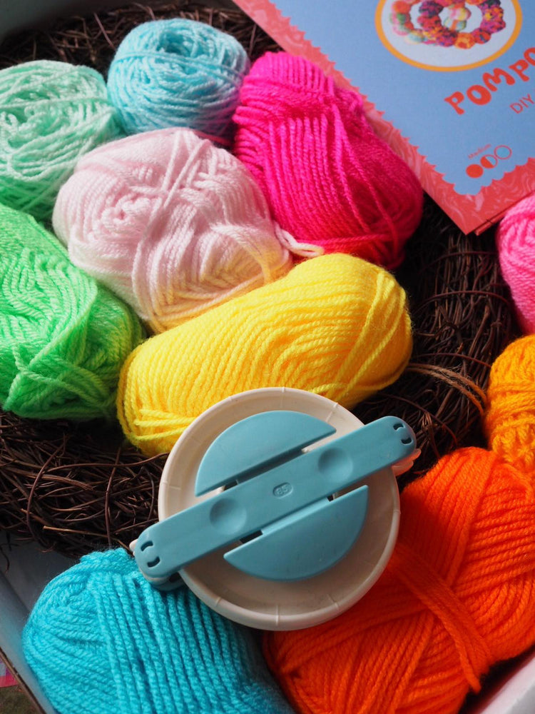 Large Pom Pom Wreath DIY Kit - Bright or Jewel