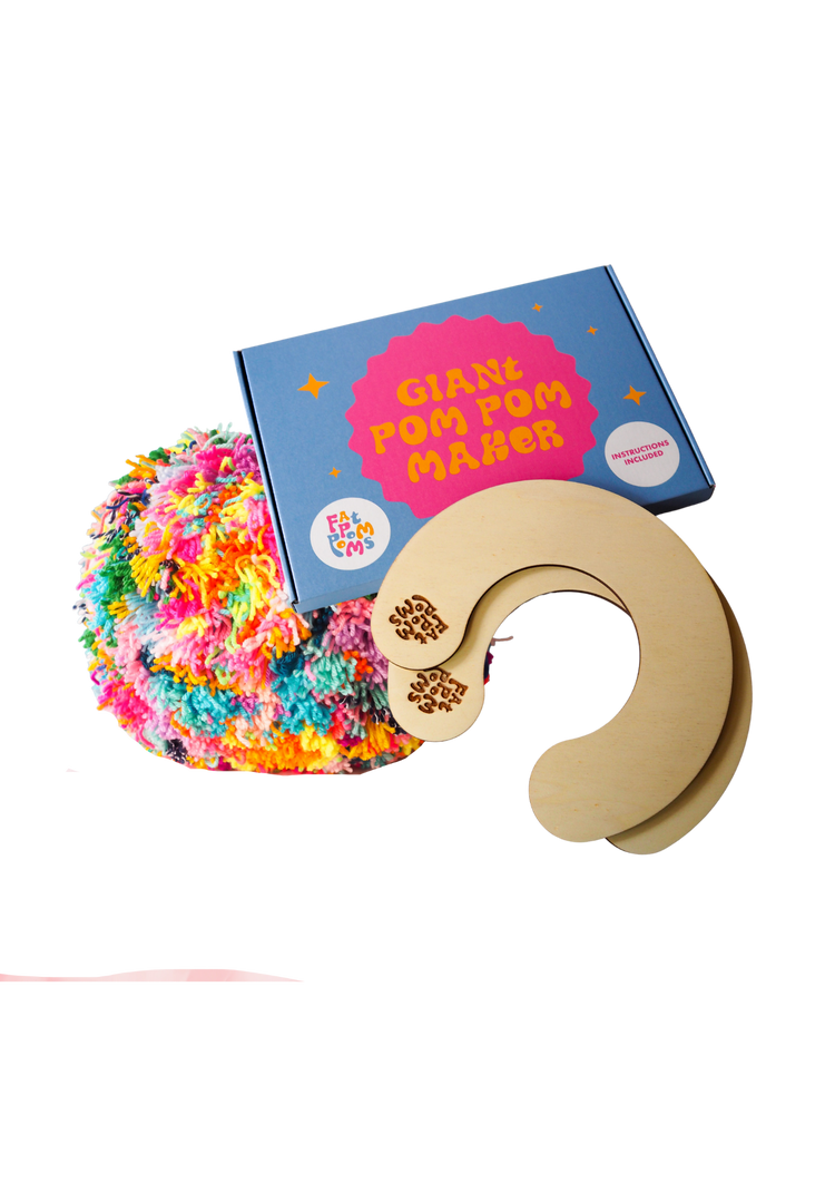 Bright Giant Pom Pom Kit