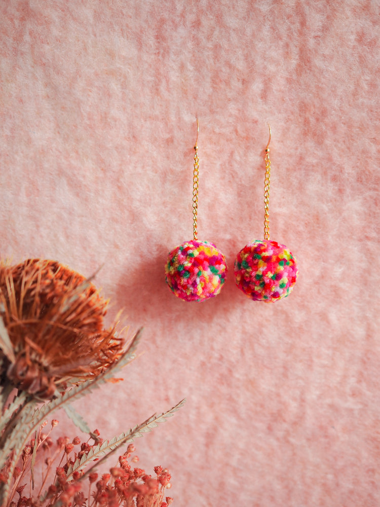 Confetti 2.0 Pom Pom Earrings
