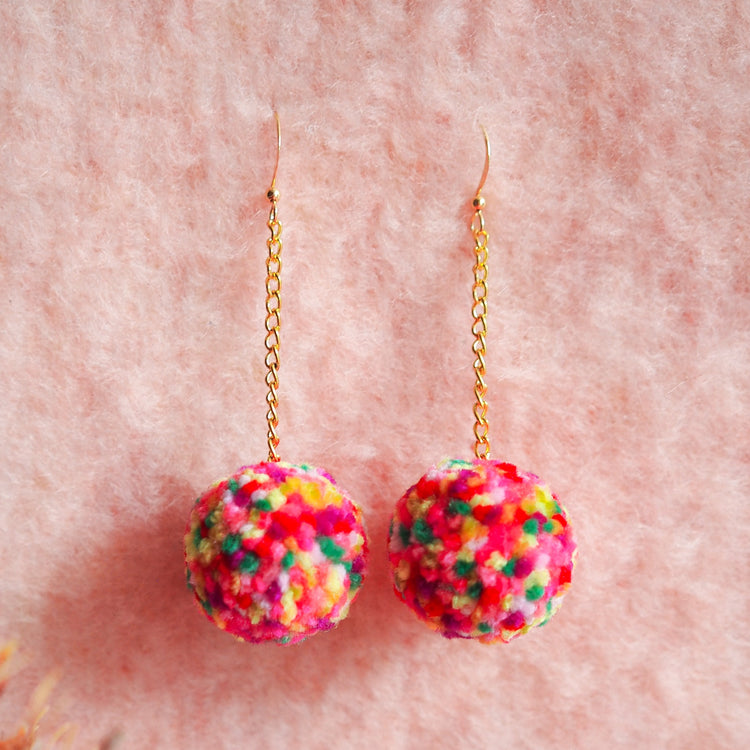 Confetti 2.0 Pom Pom Earrings