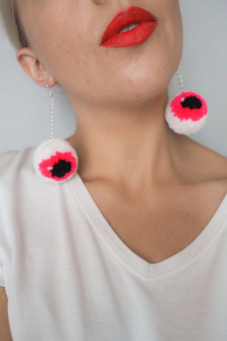 Fun Halloween Eyeball Earrings