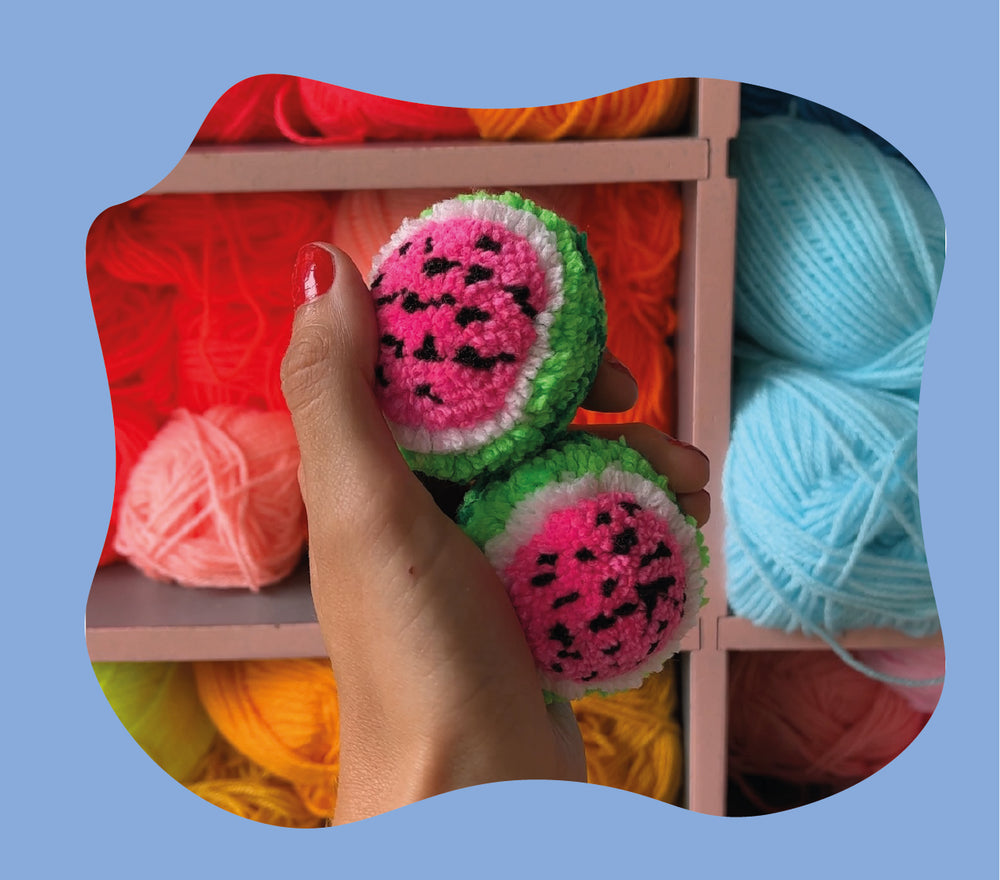 Fat Pom Poms Blog – tagged WATERMELON POM POM