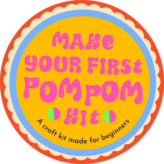 Make Your First Pom Pom Kit! Customise your own colours