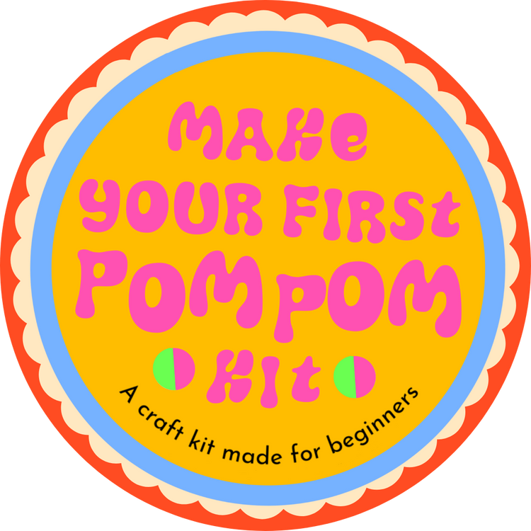 Make Your First Pom Pom Kit! Customise your own colours