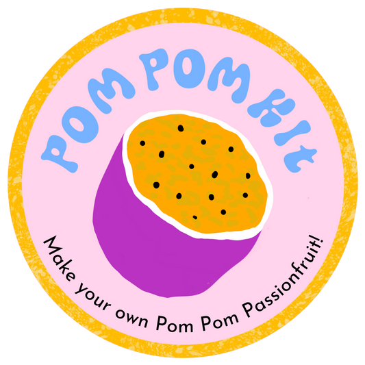 Passionfruit Pom Pom DIY Kit
