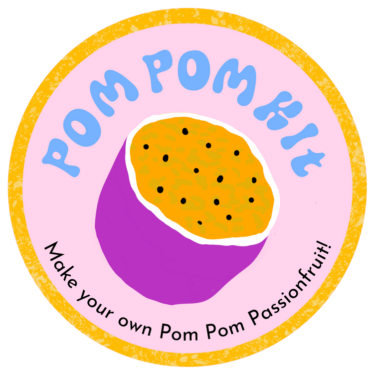 Passionfruit Pom Pom DIY Kit