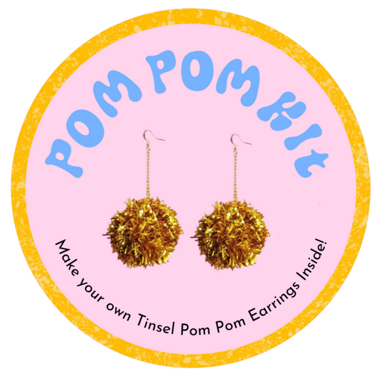 Tinsel Earrings DIY Kit - Choose your own colour!