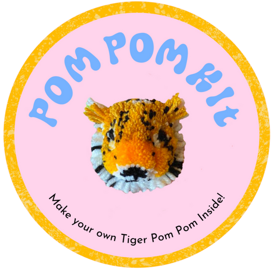 Tiger Pom Pom DIY Kit