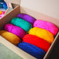 Giant Tinsel Pom Pom Wreath Kit - Colour choices