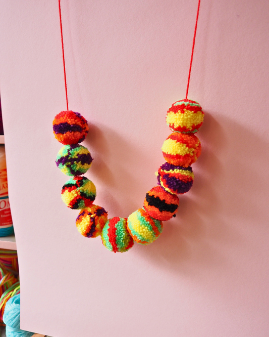 Autumn Mini Pom Pom Garland