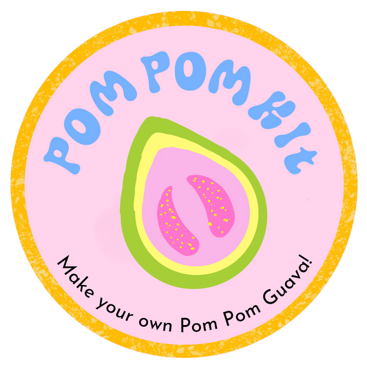 Guava Pom Pom DIY Kit