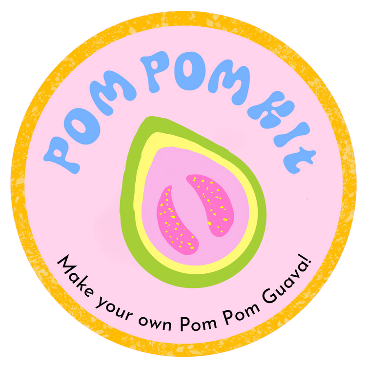 Guava Pom Pom DIY Kit