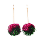 Tinsel Earrings Sample Sale - Green & Hot Pink
