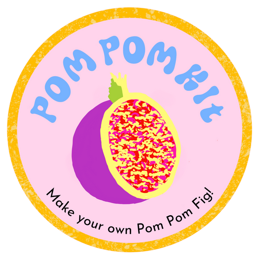 Fig Pom Pom DIY Kit