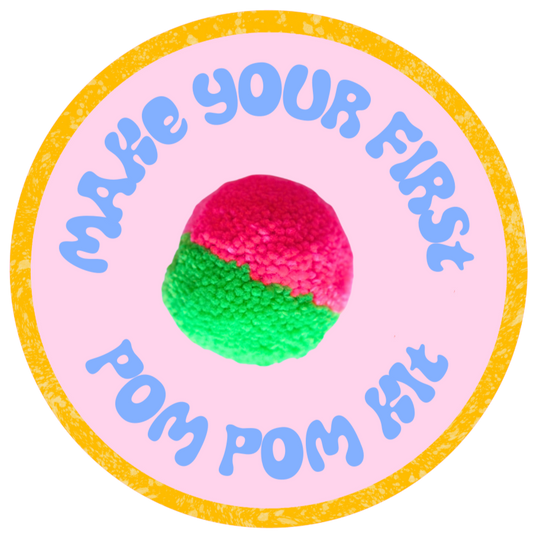 Make Your First Pom Pom Kit! Customise your own colours