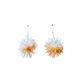 Mini Tinsel Earrings Sample Sale - Iridescent & Pastel Yellow
