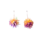 Mini Tinsel Earrings Sample Sale - Yellow & Lilac