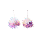 Mini Tinsel Earrings Sample Sale - Iridescent & Lilac