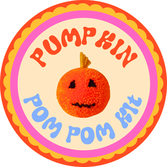 Pumpkin Pom Pom DIY Kit