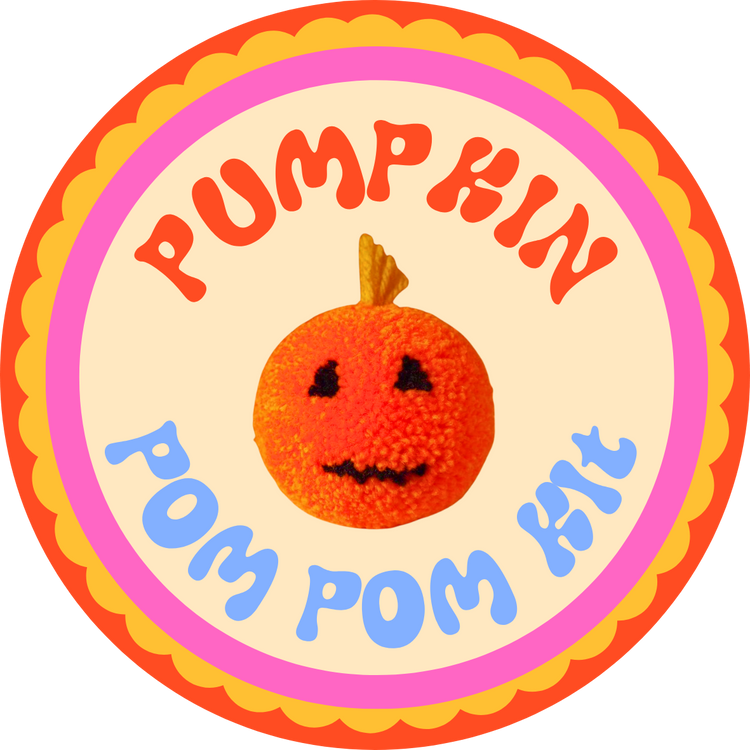 Pumpkin Pom Pom DIY Kit