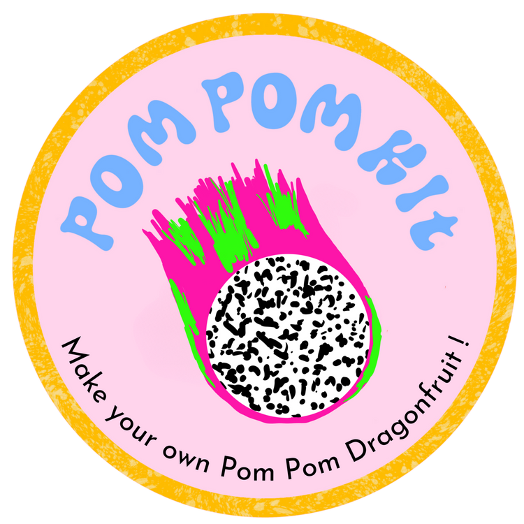 Dragonfruit Pom Pom DIY Kit