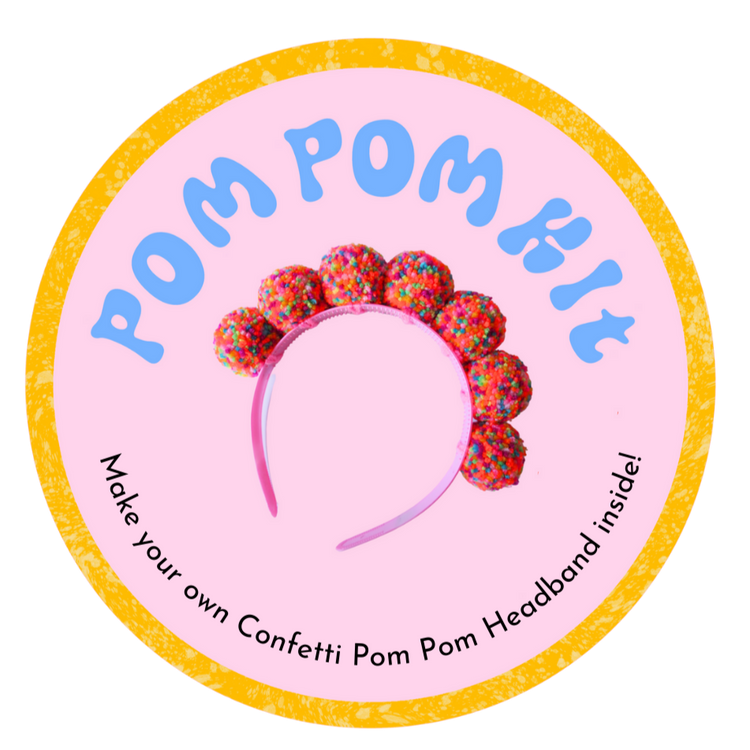 Confetti Pom Pom Headband Kit