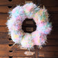 Mini Tinsel Pom Pom Wreath DIY Kit - Pastel