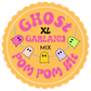 XL Ghost Garland Pom Pom DIY Kit - Neon & Pastel - Makes at least 12 ghosts!