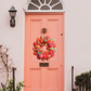 Handmade Rainbow Pom Pom Wreath