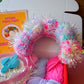 Pastel Iridescent Tinsel Pom Pom Headband Kit