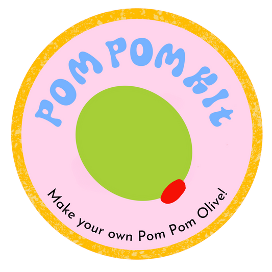 Olive Pom Pom DIY Kit